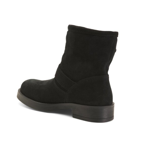 NILA & NILA Black Olive Made In Italy Leather Booties - Picture 2 of 2